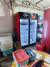 新飞 （Frestec）展示柜冷藏保鲜柜酒水饮料冰柜双开门冷藏柜酒店冷藏保鲜柜超市直冷玻璃门风冷无霜冰箱立式冷柜 大双门黑红上机900L【4D风冷无霜】1.2米 实拍图