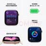Apple/苹果 Watch S11 智能手表GPS款46毫米银色铝金属表壳雾紫色运动型表带M/L MEVX4CH/B 实拍图