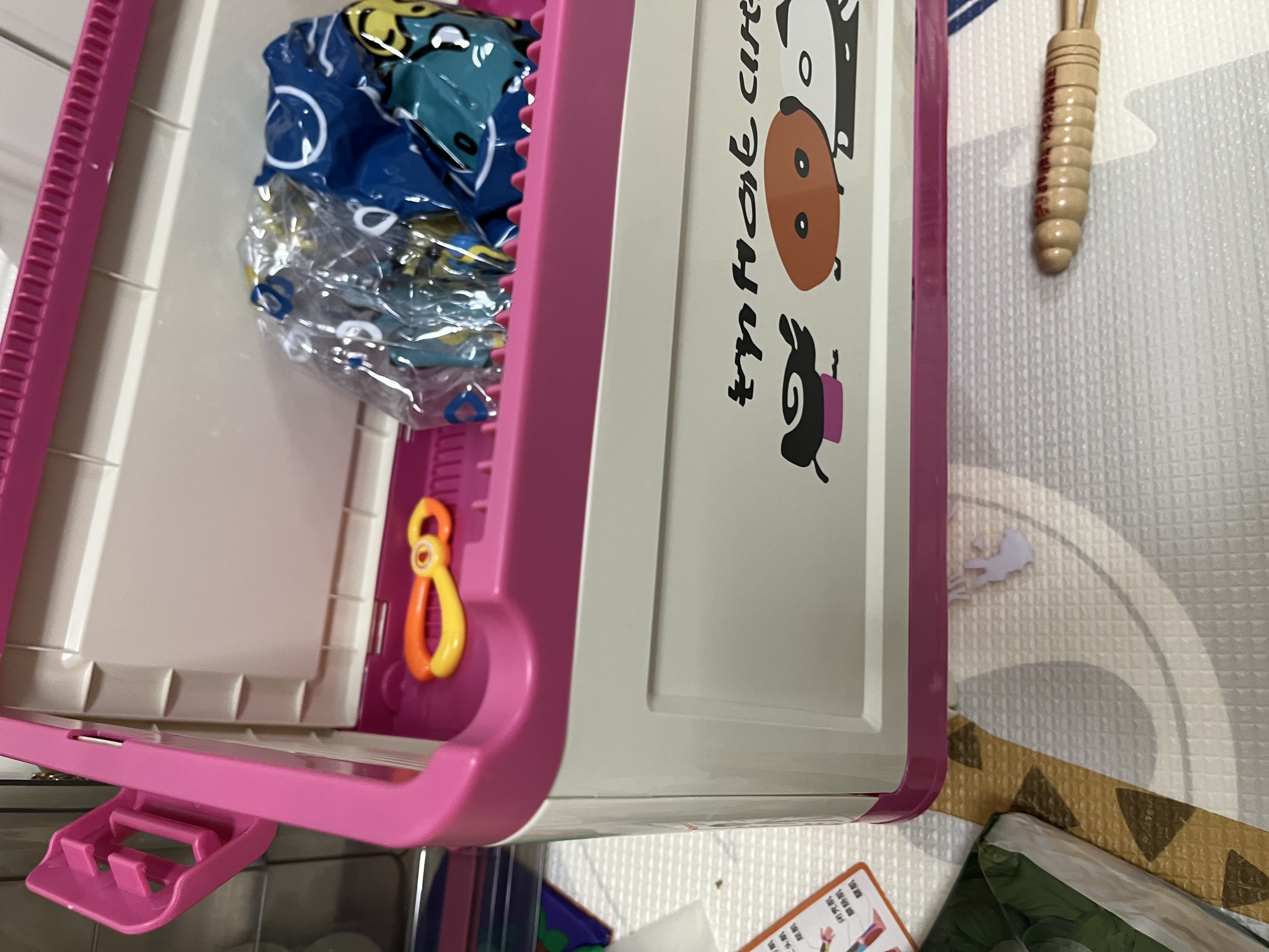 易优家米奇幼儿园衣服收纳袋衣物拉链密封袋宝宝儿童入园分装袋 实拍图