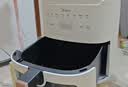 美的（Midea）空气炸锅家用小型蒸烤一体5.3L大容量可视窗口2026新款免翻面烤箱电炸锅蒸烤一体KZC5383D 实拍图