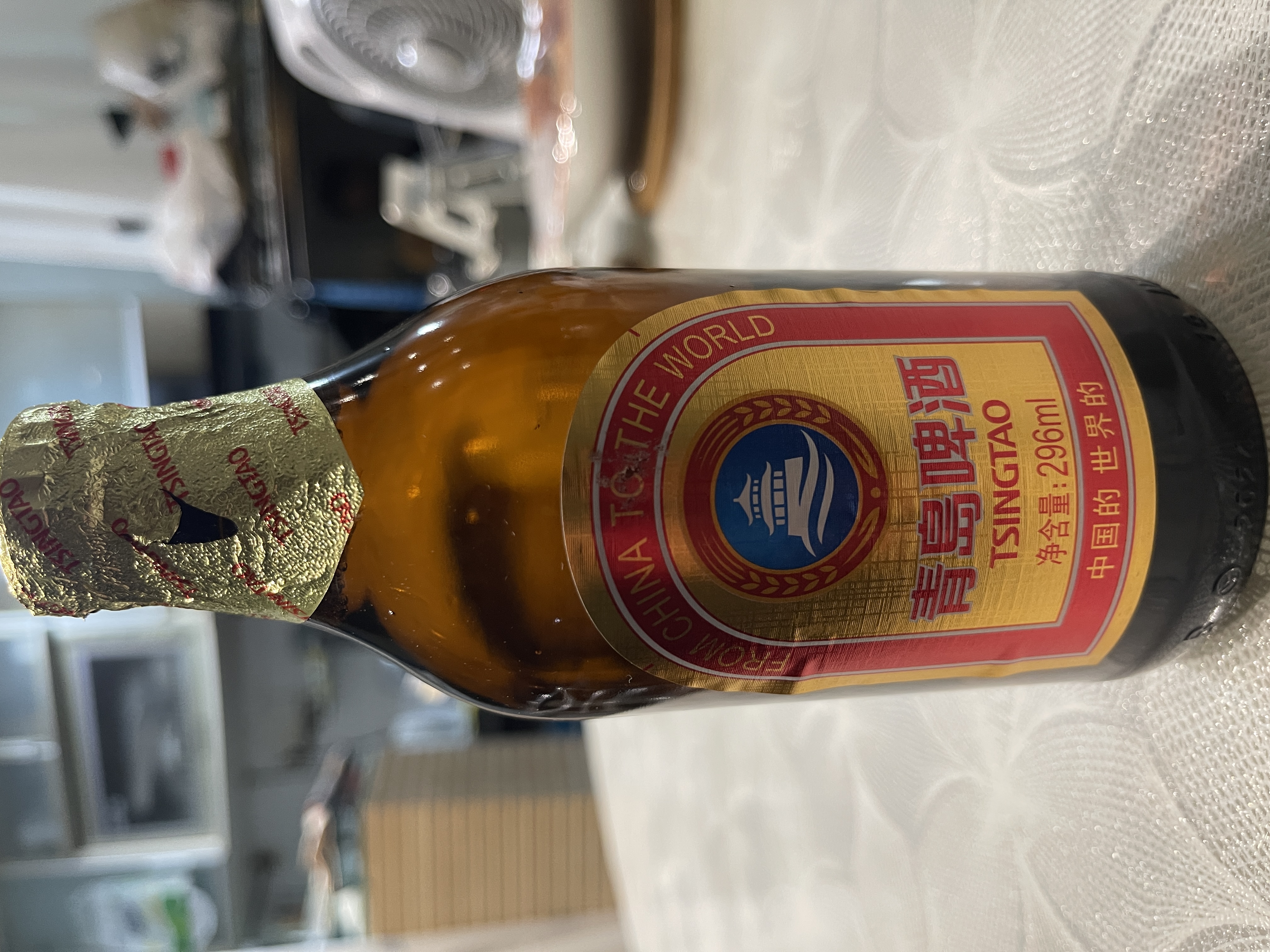青岛啤酒（TsingTao）金质小棕金低温酿造296ml*6瓶 实拍图