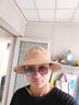 比弗利狼男遮阳帽子夏天透气渔夫帽情侣旅游登山户外盆帽沙滩骑车太阳网帽 卡其色两侧网格登山帽105款 均码尺寸大小可调 实拍图