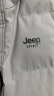 JEEP SPIRIT马甲男秋冬新款保暖棉马夹外套休闲坎肩连帽韩版修身大码背心男 灰白色 3XL /140-150斤 实拍图
