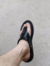 老人头（LAORENTOU）人字拖鞋男时尚简约鞋拖两用凉拖鞋户外沙滩凉鞋 LT11107 黑 40  晒单实拍图