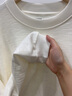 棉的美学2件装300G重磅竹节棉T恤秋冬季宽松圆领百搭透气肌理感纯棉长袖男 兰花白+兰花白【两件装】 S -宽松款【推荐95-120斤】 实拍图
