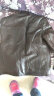 比菲力头层绵羊皮真皮皮衣男2020秋冬季男士立领韩版外套海宁皮夹克 棕色 M 实拍图