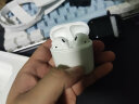 苹果（Apple）airpods2苹果无线蓝牙耳机二代 有线充电版 AirPods2+太空熊保护套【标配】 实拍图