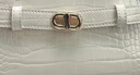 CHARLES&KEITH鳄鱼纹凯莉包手提斜挎婚包包女包生日礼物送女友CK2-50270880-1 Ivory象牙色 S 实拍图