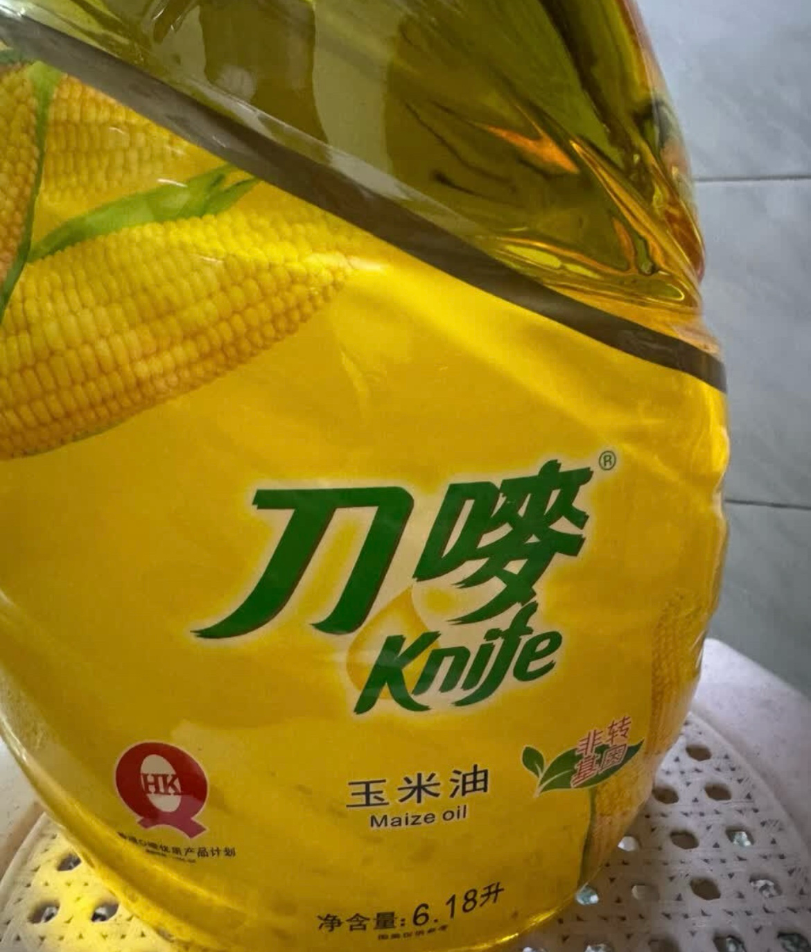 刀唛（Knife）食用油 玉米油3L 非转基因 物理压榨 一级油  团购送礼 实拍图
