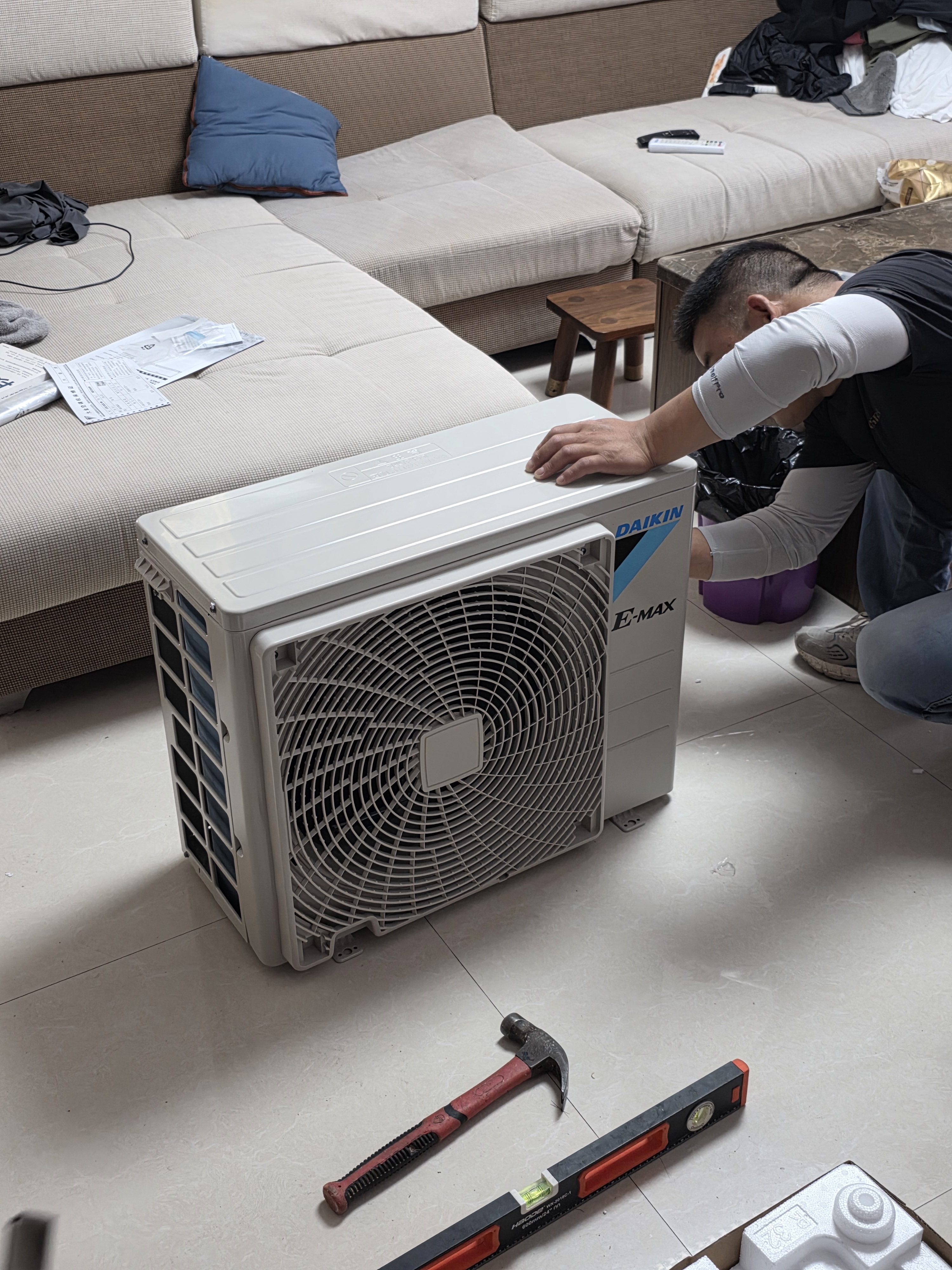 大金空调(DAIKIN)新一级能效 衡境系列 康达智控变频空调 新款小零境 挂机 以旧换新 国家补贴白灰 衡境 1.5匹 一级能效ATXE135ZC-W1 晒单实拍图