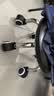 万向轮小凳子家用滑轮矮凳子移动带轮板凳网红小圆凳沙发凳小椅子 黑色面包【座面更大更厚】 实拍图
