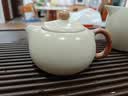 瓷牌茗茶具汝窑茶具整套高档陶瓷功夫茶杯茶壶泡茶悬停盖碗套装 晒单实拍图