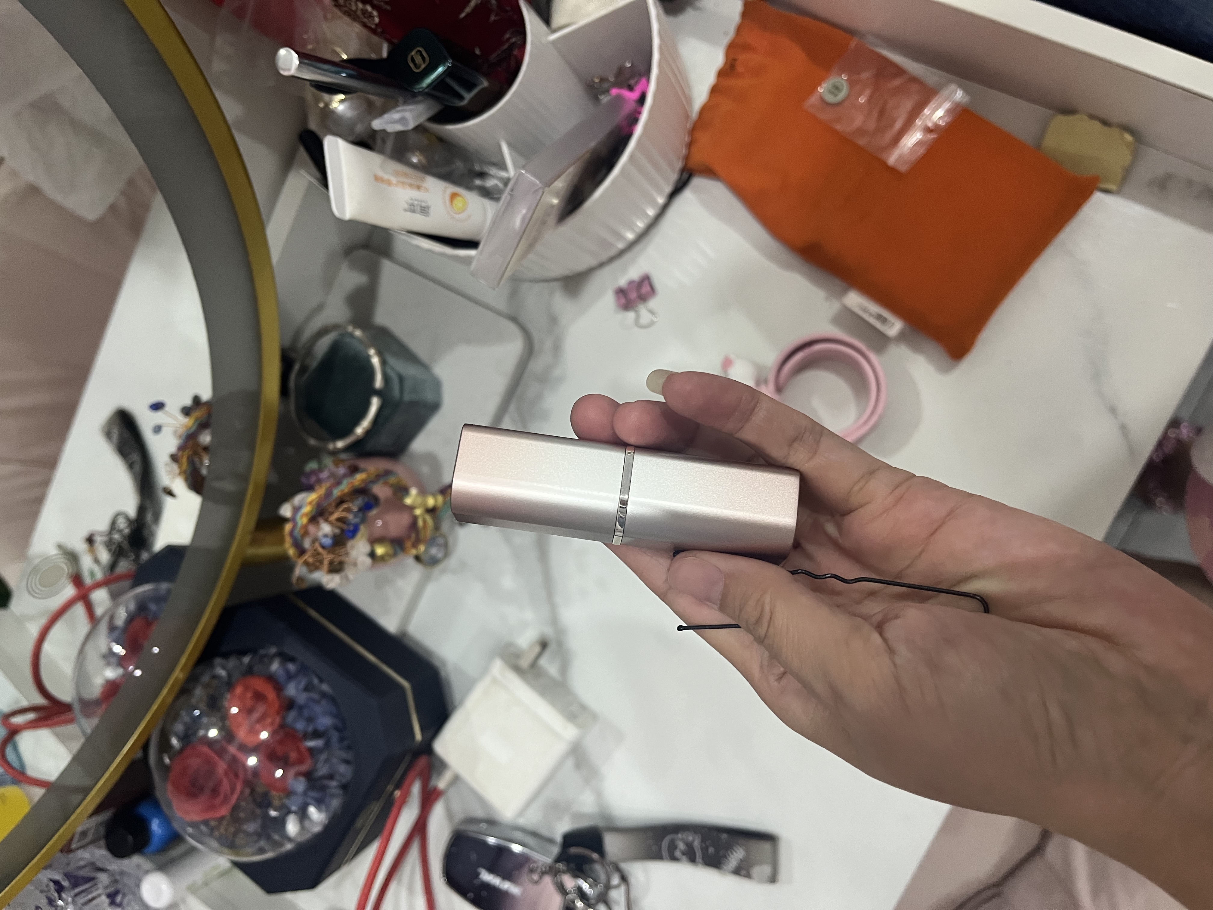 花西子粉色雕花口红M116显白唇膏提气色送闺蜜生日礼物女 实拍图