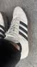 adidas「T头鞋」VL COURT CLASSIC板鞋德训鞋男女阿迪达斯轻运动 浅灰/黑色/金属银   44 实拍图