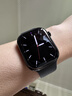 Apple/苹果 Watch S11 智能手表GPS款46毫米亮黑色铝金属表壳黑色运动型表带M/L MEVH4CH/B 实拍图