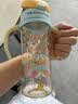 贝亲（Pigeon）防胀气 自然成长翻盖直饮吸管 大童奶瓶330ml 马戏团 18月+ AA279 实拍图