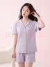 芬腾睡衣女带胸垫纯棉26年夏新款7A抑菌女士短裤家居服套装 实拍图