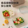 京东京造高硼硅耐热玻璃保鲜盒便当盒饭盒可微波食品接触级长形2件套 实拍图