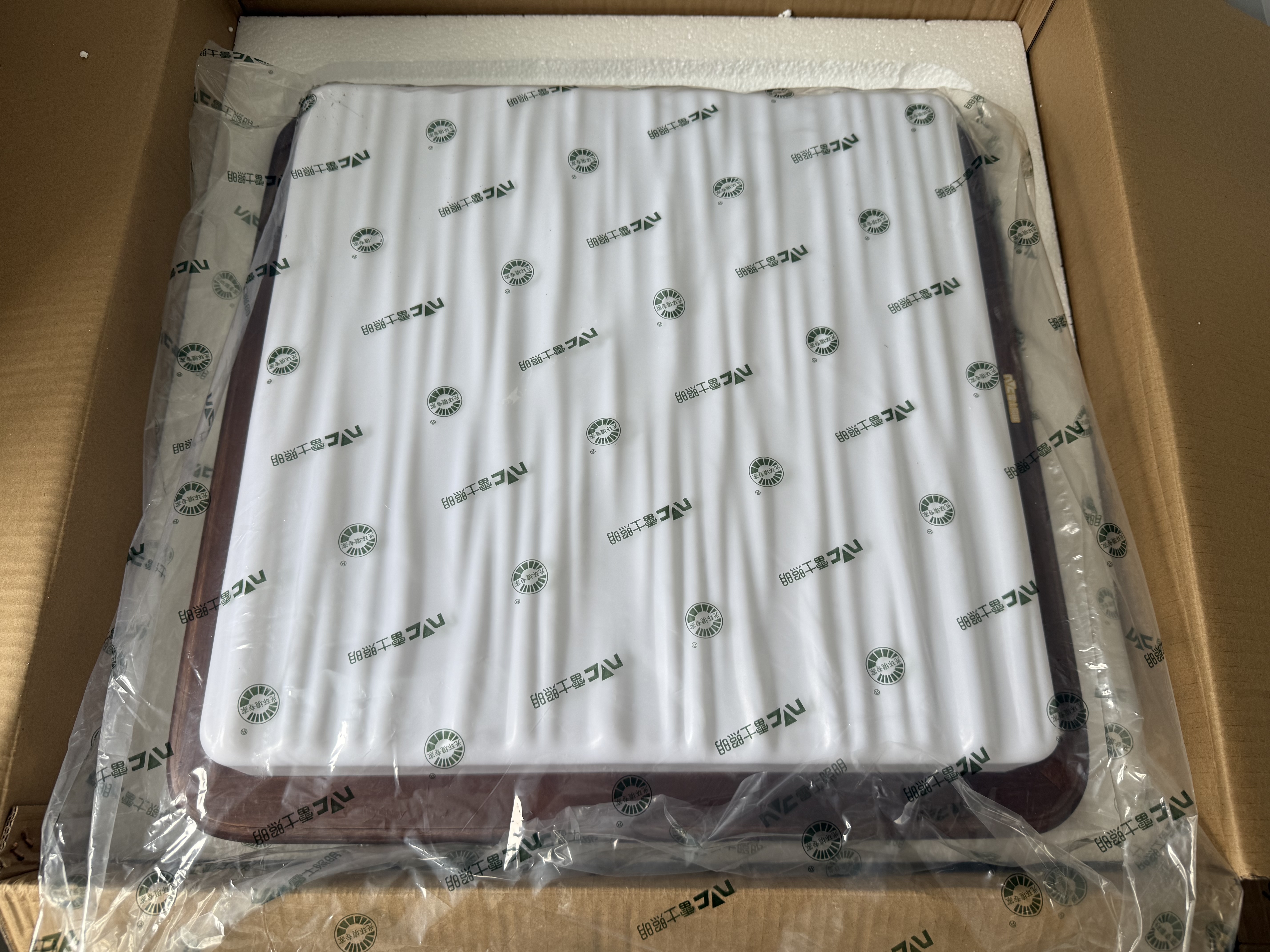 雷士（NVC）新中式客厅吸顶灯客厅主灯大灯中古风高级吸顶卧室灯胡桃木色灯具 【全光谱护眼】智控三室两厅 实拍图