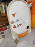 曼龙【新品】礼物画板早教磁性贴写字板婴幼儿支架式家用多功能涂鸦板 造梦家画板+彩窗磁力片*60片+赠数字贴+白板笔*5+板擦 实拍图