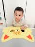 葆氏硅胶餐垫桌垫儿童零食垫带饭兜小学生专用食品级防水桌垫 实拍图