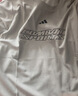 阿迪达斯（adidas）速干透气运动短袖男女同款情侣健身跑步训练T恤 灰/黑 L 实拍图