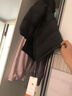 保姆鹅  【风墙】儿童羽绒服宝宝中长款护脸加厚外套保暖童装[NG2664] 炭黑 120 实拍图