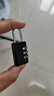 虎顿（HOTUN）密码锁挂锁储物柜户外防水防锈门锁防盗小号锁头行李箱密码锁抽屉黑色MG05-24H 实拍图