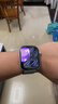 Apple/苹果 Watch S11 智能手表GPS款46毫米银色铝金属表壳雾紫色运动型表带M/L MEVX4CH/B 实拍图