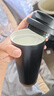 SZTAA保温杯咖啡杯316不锈钢陶瓷男女士吸管杯便携车载水杯茶杯伴手礼 陶瓷黑（升级陶瓷）520ml 实拍图