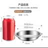 美厨（MAXCOOK）加厚304不锈钢盘碟 盆碟26CM 洗碗机可用 加宽加深 耐摔 MCWAPD26 实拍图