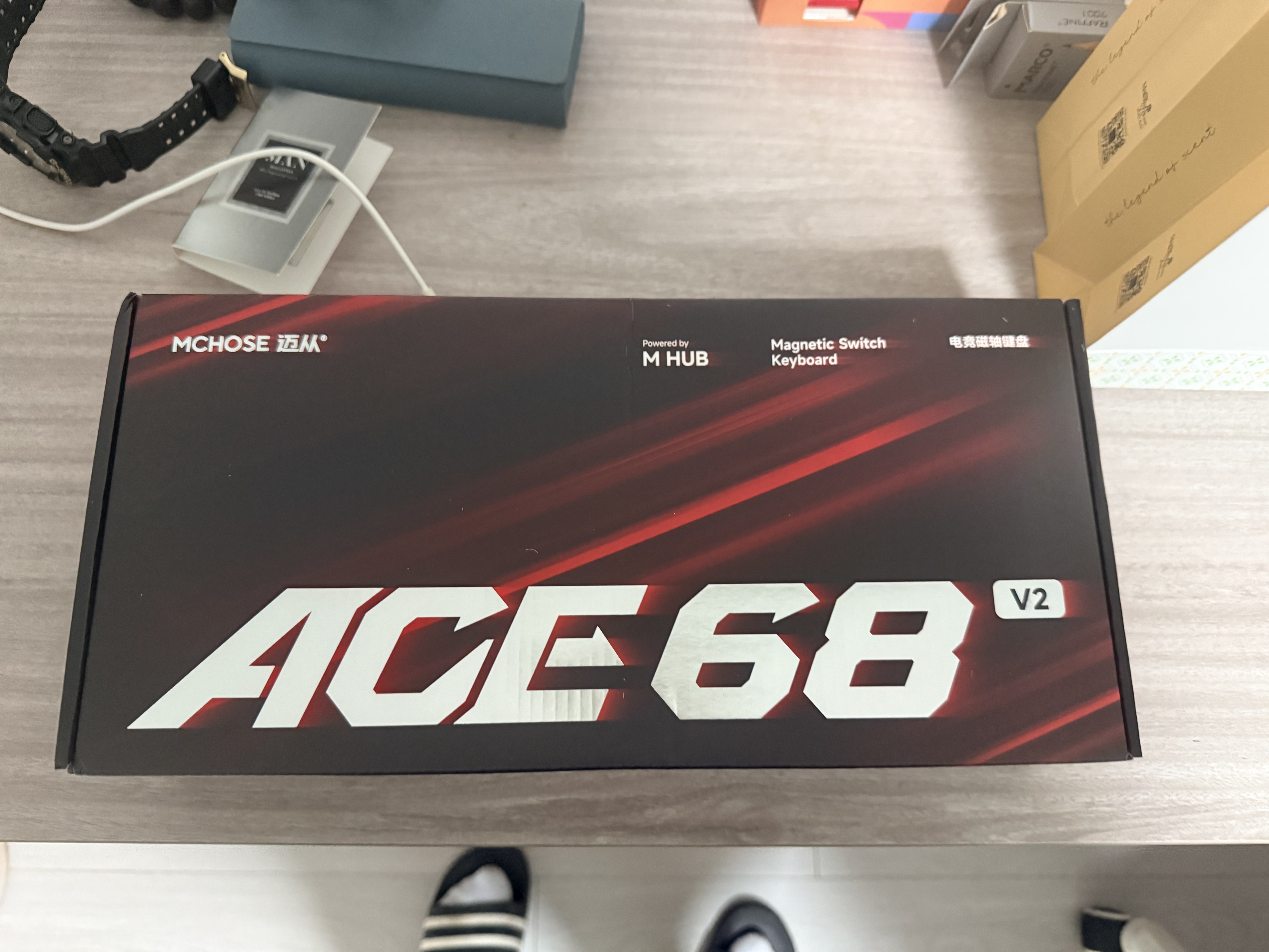 迈从（MCHOSE）Ace 68 V2磁轴键盘Gus同款RT电竞游戏低延迟60pro机械有线68键配列FPS双驱动无畏契约【教育优惠】 Ace 68 V2 超竞版雾透白 星环磁轴+RT键 实拍图