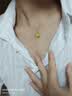 中国黄金（CHINA GOLD）足金牡丹花吊坠女款花朵黄金项链锁骨链情人节生日礼物送女友妈妈 【今/次日达】牡丹花吊坠【赠银镀金链】约0.3g 实拍图
