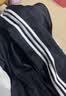 adidas休闲舒适三条纹立领夹克外套男装秋季阿迪达斯官方轻运动 黑色/白（推荐选大一码）   2XL 实拍图