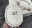 语梵（YUFFUN）F5四六级听力耳机英语四级耳机大学生考试专用调频FM头戴式公共三级专四专八46级AB级大英赛耳机 充电款米白【typec充电+校园台】送充电线 实拍图