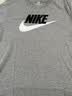耐克(NIKE)男短袖T恤 纯棉 运动休闲 经典简约AR5005-063调暗灰L 实拍图