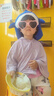 babylove婴儿斗篷防晒服夏季凉感男女宝宝防紫外线连帽披风纯色薄外套 实拍图