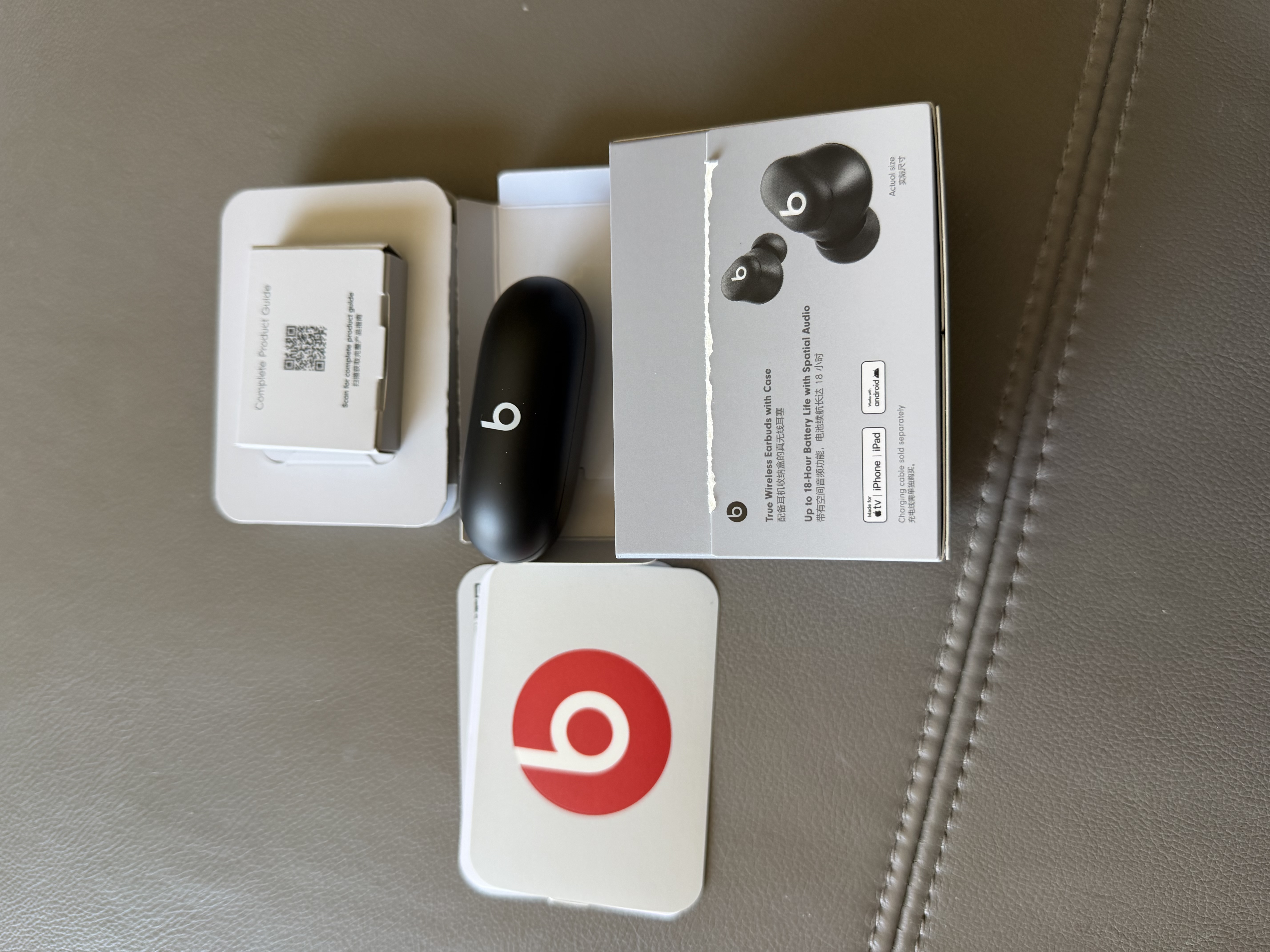 beats Solo Buds 真无线耳机【礼物】 蓝牙耳机  适用苹果安卓耳机 哑光黑 实拍图