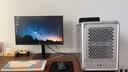 酷冷至尊（CoolerMaster）MF400 Mesh银色 MATX铝合金风道电脑机箱 可横卧/支持360水冷排/磁吸开合盖板/预装风扇/背插主板 实拍图