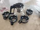 【京东物流】茶壶套装整套茶具大容量玻璃茶杯带滤网耐高温泡茶具 1000ML一壶+四杯套装【无茶盘】 实拍图
