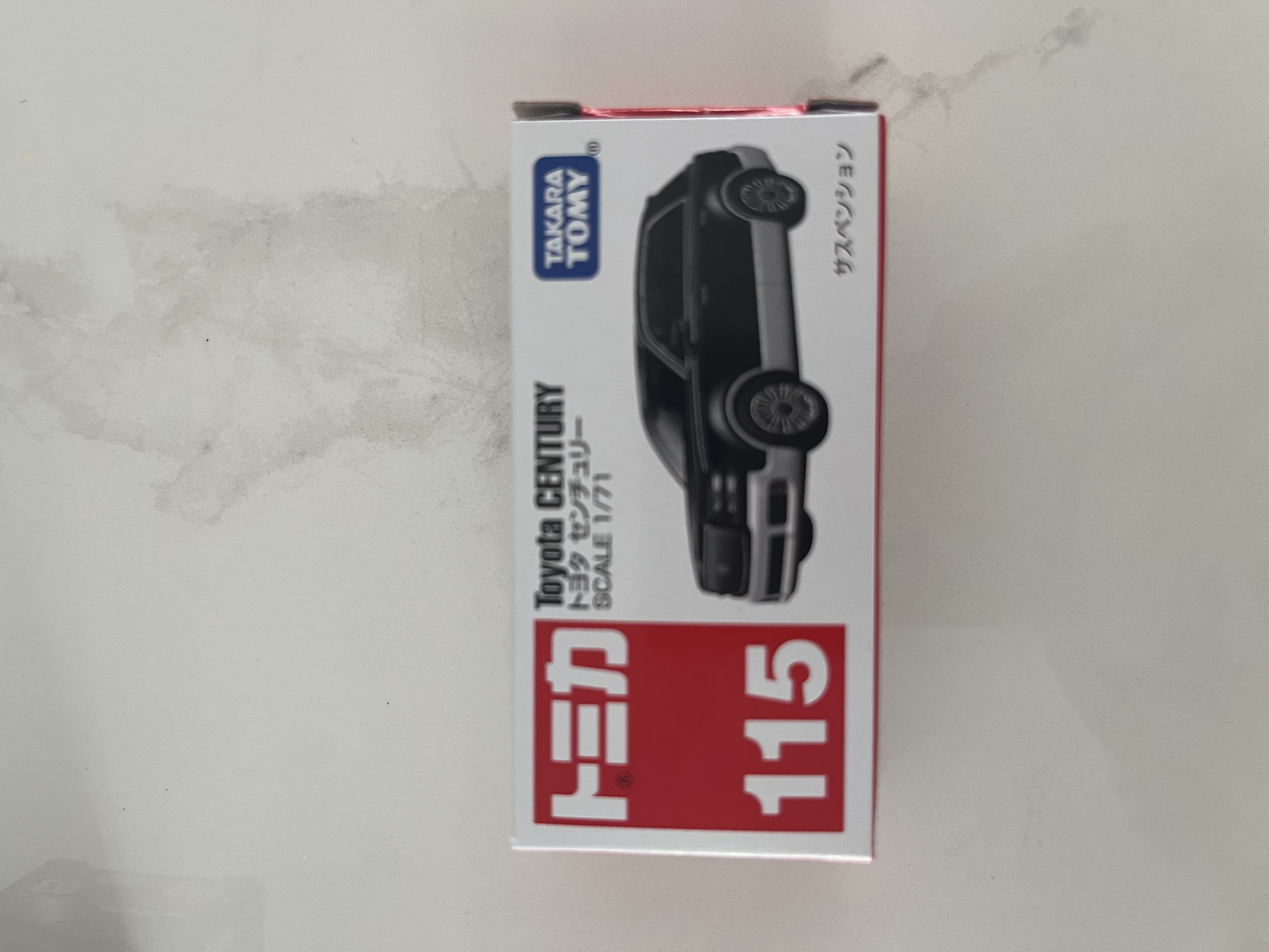 多美卡TOMY合金车模型儿童玩具男孩礼物红白盒115号丰田世纪916970 实拍图