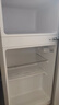 新飞冰箱小型租房用 一级能效冷 藏冷冻两用1-2人家用小冰箱 出租房双门电冰箱办公室两门 26年旗舰 76A一级能效【带净味盒】银 实拍图