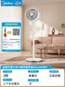 美的（Midea）【全新升级】落地空气循环扇大风量电风扇轻音家用台式摇头卧室节能小风扇柔风净化换气扇GAJ24HBZ 实拍图