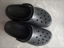 卡骆驰（CROCS）白鹿同款经典云朵洞洞鞋时尚百搭女鞋花园鞋|206750 黑色-001(含智必星) 39 (250mm) 实拍图