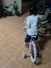 麦斯卡（Mesuca）迪士尼自行车儿童3-4-6-8-12岁小孩单车三丽鸥公主款儿童自行车 美乐蒂联名丨带后座+折叠款+礼包 18寸（适合身高110cm~130cm） 实拍图