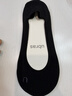 ubras3双隐形无痕浅口防滑船袜子女袜防掉跟 浅口-黑色+肤色+肤色 均码 实拍图