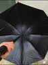 加固折叠雨伞手动结实耐用黑胶晴雨伞两用遮阳防晒学生雨伞 黑色-超大号130cm黑胶防晒款12骨 实拍图