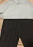 罗蒙短袖T恤套装夏季新款冰丝防晒速干polo衫简约休闲户外男士两件套 实拍图