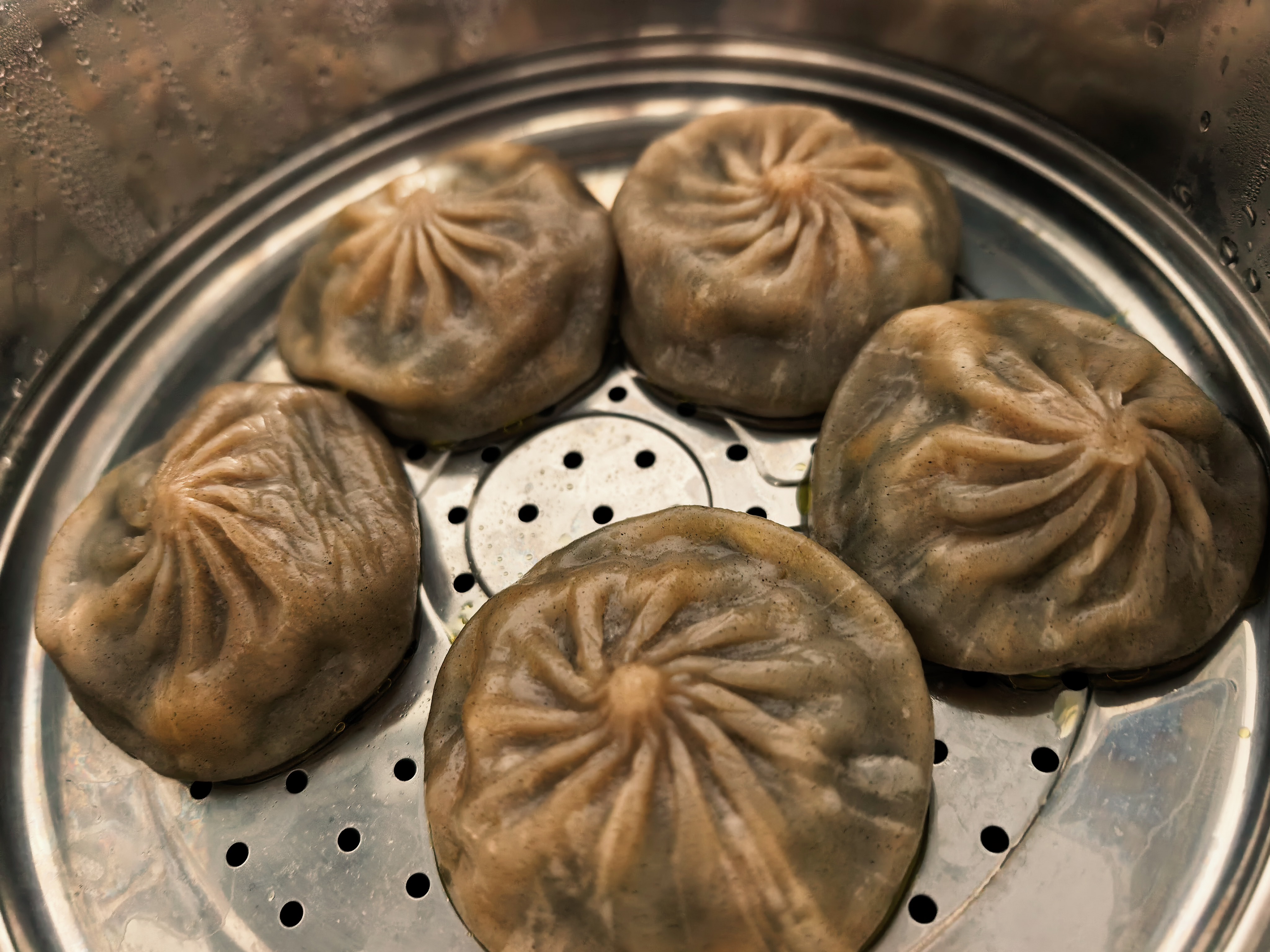 野人日记荞麦薄皮素包韭菜鸡蛋味500g 15只 膳食小笼包子全麦轻食控卡代餐 实拍图