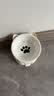 甜浪海猫碗陶瓷猫粮碗狗碗猫食盆猫咪喝水碗高脚斜口防打翻护颈喂食碗 实拍图